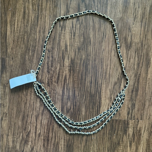 WHBM chain woven leather belt - Picture 10 of 12